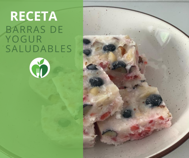 Receta barras de yogur