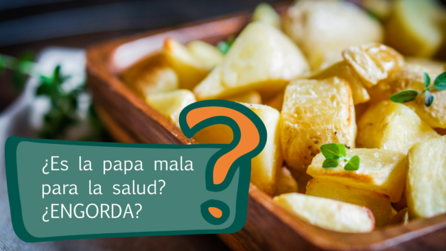 ¿La papa engorda?