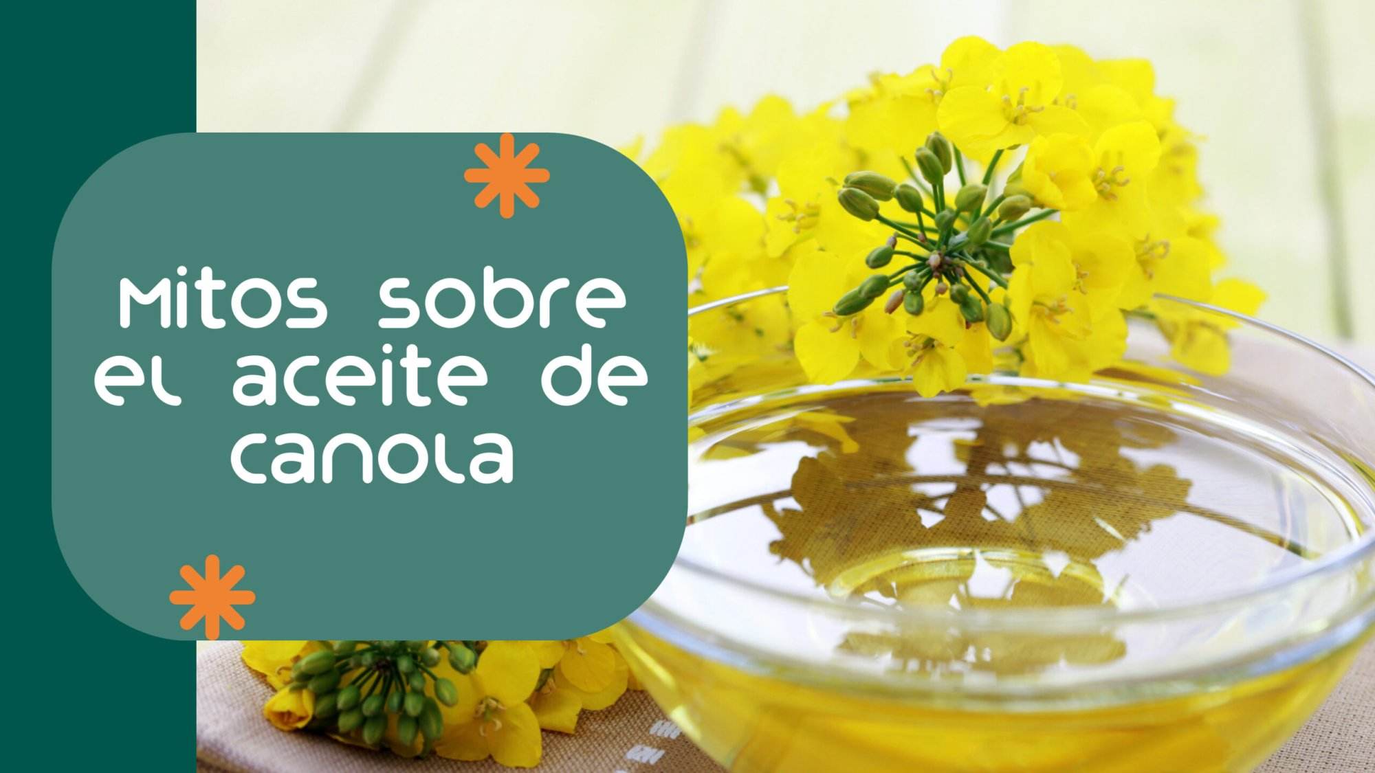 El aceite de canola es malo